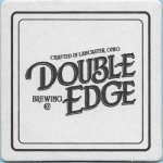 beer coaster from Double Wing Brewing Company ( OH-DOUB-1A )