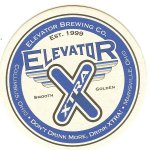 beer coaster from Endeavor Brewing ( OH-ELE-3 )