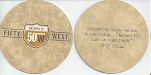 beer coaster from FigLeaf Brewing Co. ( OH-FIF-2B )