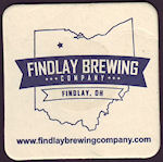 beer coaster from Finlay Brewing Co., The ( OH-FIND-1 )