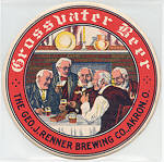 beer coaster from Gerke Brewing Co. ( OH-GEO-1 )