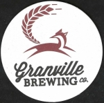 beer coaster from Grasser & Brand Brewing Co. ( OH-GRAN-1 )