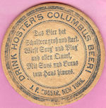 beer coaster from Hubach