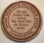 beer coaster from Hubach