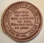 beer coaster from Hubach