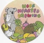 beer coaster from Hop Tree Brewing ( OH-HOOF-4 )