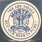 beer coaster from Hoster, L., Brewing Co. (Columbus Associated Breweries Co., Hoster Brewery) ( OH-HOS-2 )