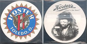 beer coaster from Hoster, L., Brewing Co. (Columbus Associated Breweries Co., Hoster Brewery) ( OH-HOS-3 )