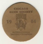 beer coaster from Hudepohl-Schoenling Brewing Co. ( OH-HUD-6 )