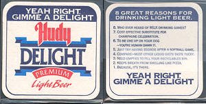 beer coaster from Huebner-Toledo Breweries Co.  ( OH-HUS-1 )