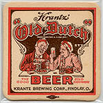 beer coaster from Kuebeler-Stang Brewing & Malting ( OH-KRA-2 )