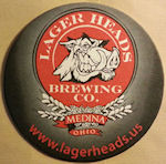 beer coaster from Laird Arcade Brewery ( OH-LAGH-2 )