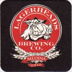 beer coaster from Laird Arcade Brewery ( OH-LAGH-3 )