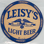 beer coaster from Liberty Brewing Co. ( OH-LEI-3 )