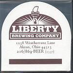 beer coaster from Lift Bridge Brewing Co. ( OH-LIB-3 )