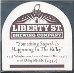 beer coaster from Lift Bridge Brewing Co. ( OH-LIB-4 )