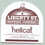 beer coaster from Lift Bridge Brewing Co. ( OH-LIB-8 )