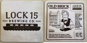 beer coaster from Lock 27 Brewing Co.  ( OH-LOC1-7 )