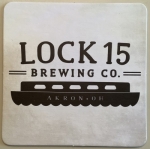 beer coaster from Lock 27 Brewing Co.  ( OH-LOC1-8 )