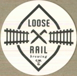 beer coaster from Lost Tunnel Brewing Co. ( OH-LOOS-2A )