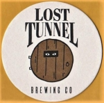 beer coaster from Lubeck Brewing ( OH-LOST-1 )