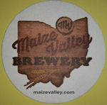 beer coaster from Maple Lawn Brewery  ( OH-MAIZ-1 )