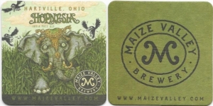 beer coaster from Maple Lawn Brewery  ( OH-MAIZ-3 )