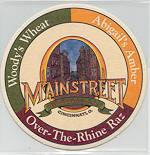 beer coaster from Maize Valley Brewery ( OH-MAN-4 )