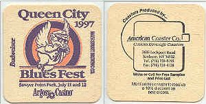 beer coaster from Maize Valley Brewery ( OH-MAN-6 )