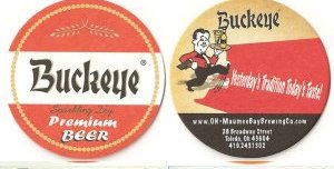 beer coaster from Maumee Brewery Co. ( OH-MBB-4 )