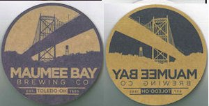 beer coaster from Maumee Brewery Co. ( OH-MBB-7 )