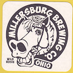 beer coaster from Missing Falls Brewery ( OH-MILL-2 )