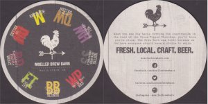 beer coaster from Morrow Ale Brewing Co. ( OH-MOL-2 )