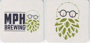 beer coaster from Mt. Carmel Brewing Co.  ( OH-MPHB-1 )