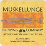 beer coaster from N. Thomas (Brewing Co.), Hydraulic Brewery ( OH-MUSK-1 )