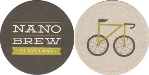 beer coaster from Narrow Path Brewing Co. ( OH-NANO-2 )