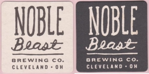 beer coaster from Nocterra Brewing ( OH-NOBL-2 )