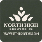 beer coaster from Northern Row Brewery & Distillery ( OH-NORH-12 )