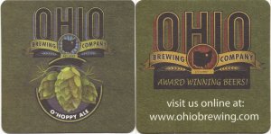 beer coaster from Ohio Union Brewing Co. ( OH-OHI-3 )