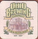 beer coaster from Ohio Union Brewing Co. ( OH-OHI-5 )