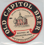 beer coaster from Old Capitol Brewing ( OH-OLC-1 )