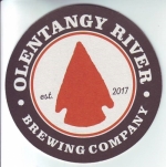 beer coaster from Olt Brothers Brewing Co. ( OH-OLEN-1 )