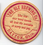 beer coaster from Outerbelt Brewing ( OH-OLT-1 )