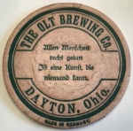 beer coaster from Outerbelt Brewing ( OH-OLT-2 )