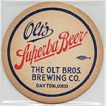 beer coaster from Outerbelt Brewing ( OH-OLT-4 )