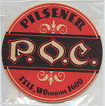 beer coaster from Pilsener Brewing Co. ( OH-PIL-6 )