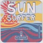 beer coaster from Portside Brewery ( OH-PLAT-12 )