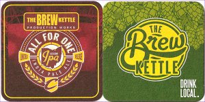 beer coaster from Riverside Brewing Co. ( OH-RING-3 )