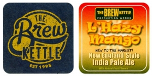 beer coaster from Riverside Brewing Co. ( OH-RING-5 )