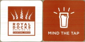 beer coaster from Rust Belt Brewing Co. ( OH-ROYD-4 )